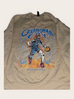 Oklahoma City Thunder Shai Gilgeous-Alexander Deadthreads Sweatshirt Size L